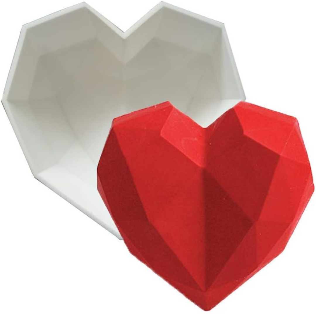 Molde de Silicona De Corazón 3D