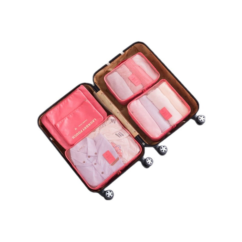 JUEGO DE 6 BOLSAS PARA VIAJE ORGANIZADOR