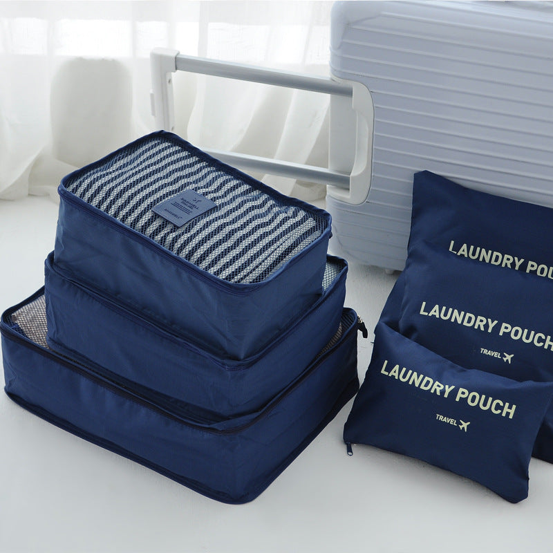 JUEGO DE 6 BOLSAS PARA VIAJE ORGANIZADOR