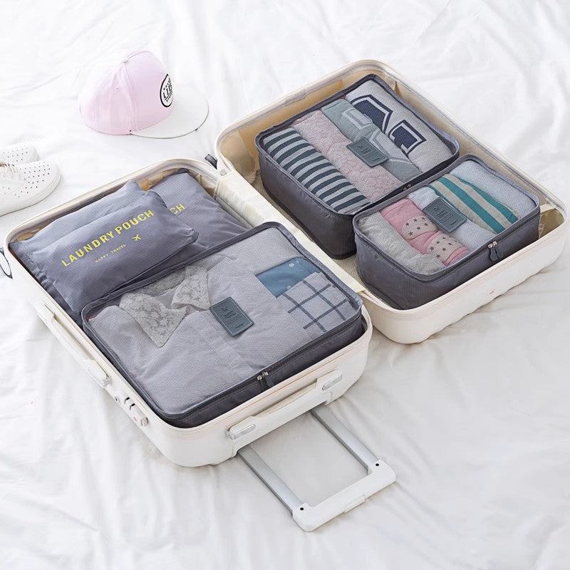 JUEGO DE 6 BOLSAS PARA VIAJE ORGANIZADOR