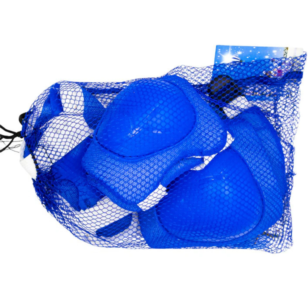 Kit Protección Rodilleras Ciclismo Azul