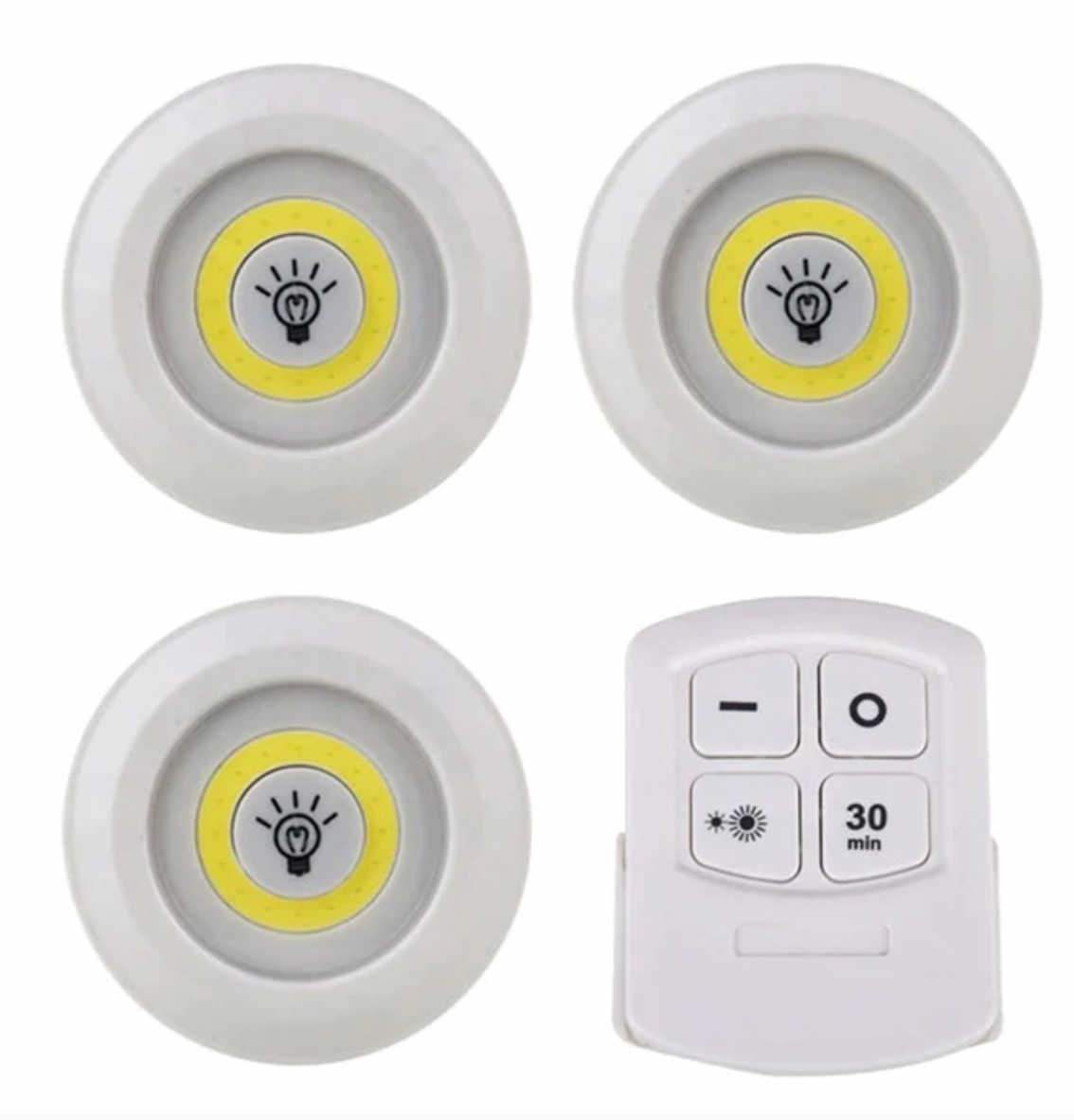 Set Lampara de emergencia con control