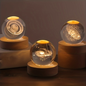 Esfera Led Con Base De Madera VIRAL TIKT