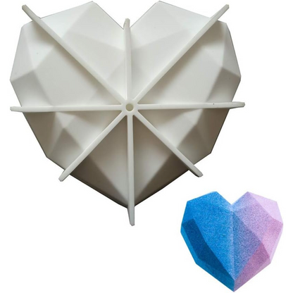 Molde de Silicona De Corazón 3D